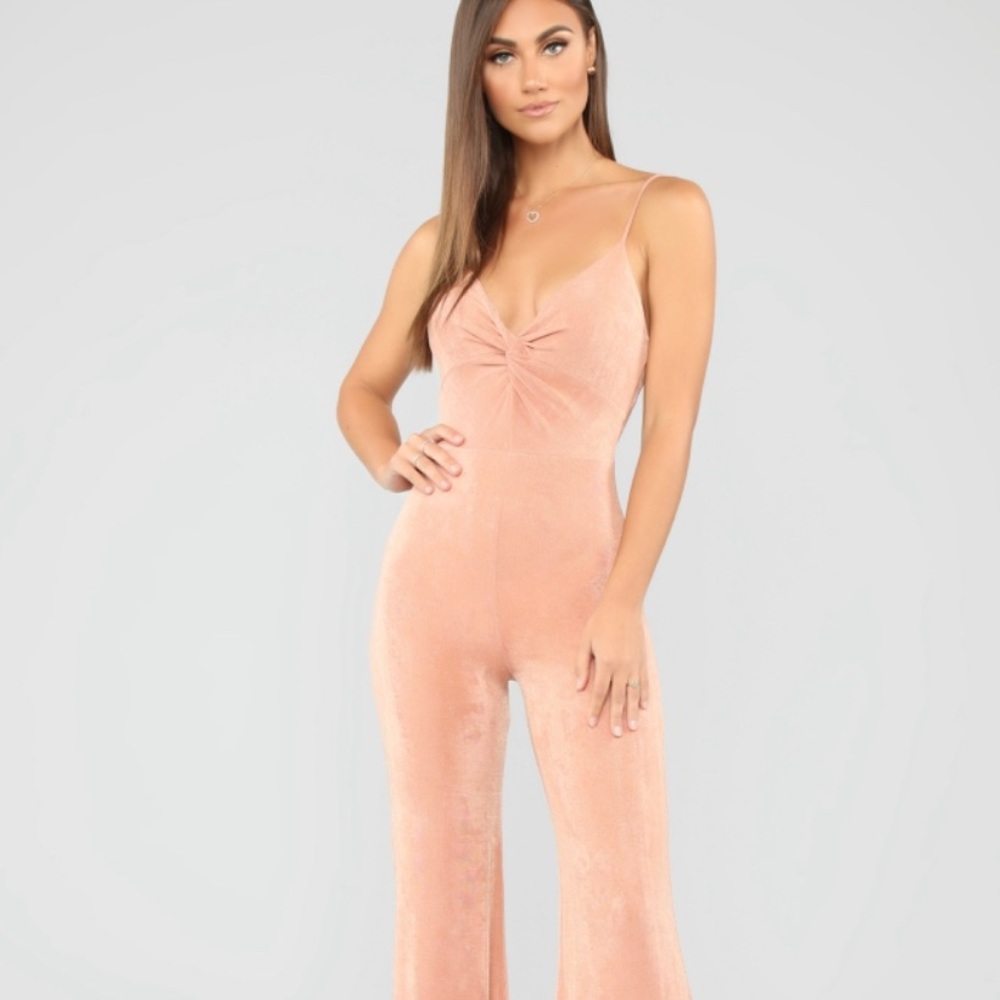 Pretty pink jumpsuit!